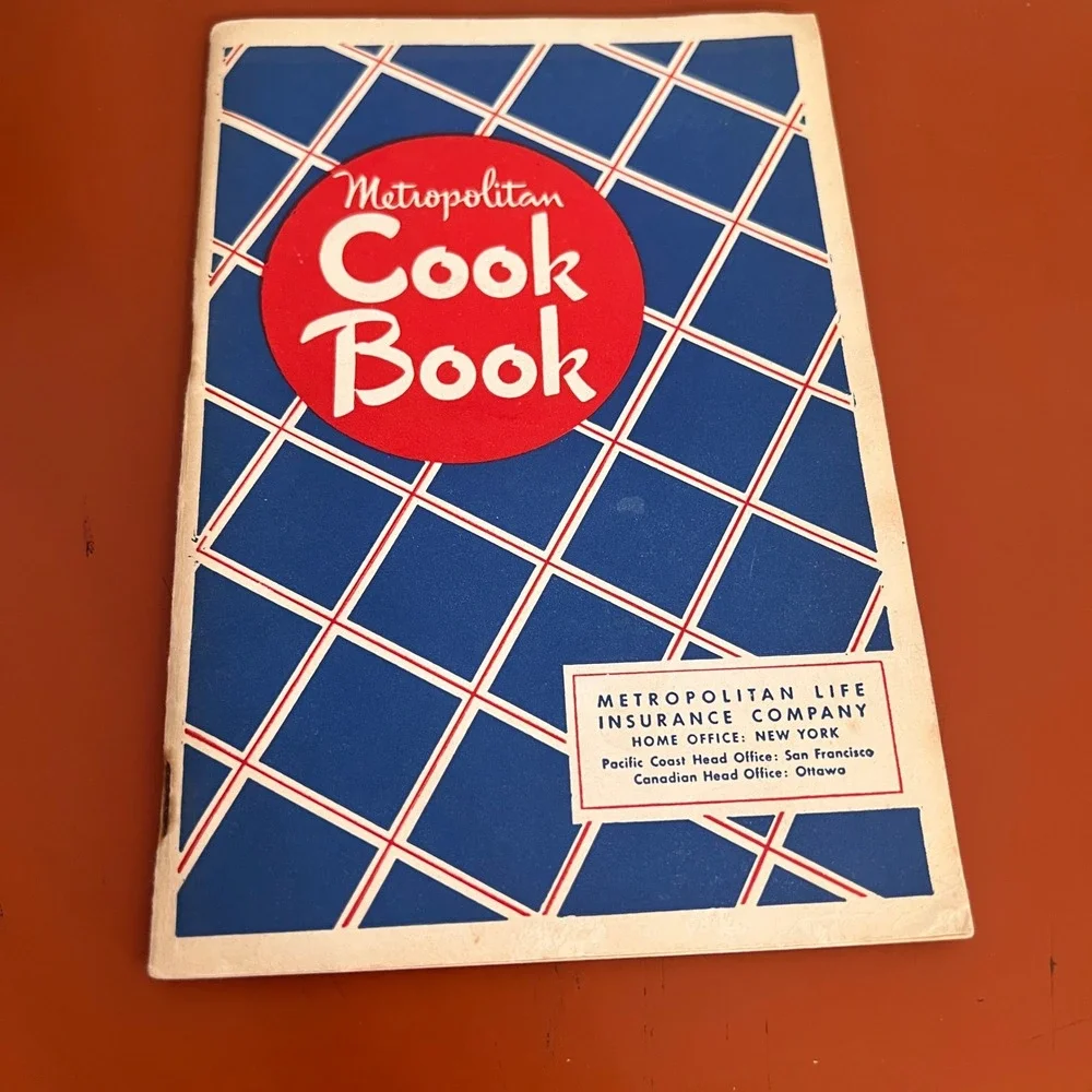 Vintage 1948 Metropolitan Cook Book Metropolitan Life Insurance Company Booklet